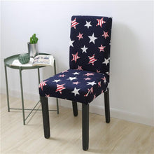 Load image into Gallery viewer, Spandex Chair Covers Printed Dining Room Stretch Seat Cover Chair Protective Case for Restaurant Banquet Kitchen Hotel  Stretch Spandex Removable Washable Dining Chair Protector
