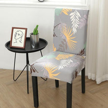 Load image into Gallery viewer, Spandex Chair Covers Printed Dining Room Stretch Seat Cover Chair Protective Case for Restaurant Banquet Kitchen Hotel  Stretch Spandex Removable Washable Dining Chair Protector
