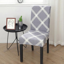 Load image into Gallery viewer, Spandex Chair Covers Printed Dining Room Stretch Seat Cover Chair Protective Case for Restaurant Banquet Kitchen Hotel  Stretch Spandex Removable Washable Dining Chair Protector
