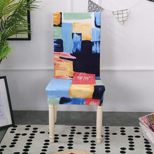Load image into Gallery viewer, Spandex Dining Chair Cover With Back Elastic Universal Kitchen Living Room Stretch Slipcover Chair Covers Protector Seat Case  Chair Cover Seat Protector Super Fit Slipcover Stretch Removable Washable Soft Spandex Fabric for Home
