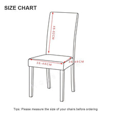 Load image into Gallery viewer, Spandex Dining Chair Cover With Back Elastic Universal Kitchen Living Room Stretch Slipcover Chair Covers Protector Seat Case  Chair Cover Seat Protector Super Fit Slipcover Stretch Removable Washable Soft Spandex Fabric for Home
