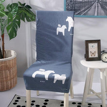 Load image into Gallery viewer, Spandex Dining Chair Cover With Back Elastic Universal Kitchen Living Room Stretch Slipcover Chair Covers Protector Seat Case  Chair Cover Seat Protector Super Fit Slipcover Stretch Removable Washable Soft Spandex Fabric for Home
