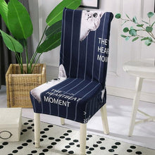 Load image into Gallery viewer, Spandex Dining Chair Cover With Back Elastic Universal Kitchen Living Room Stretch Slipcover Chair Covers Protector Seat Case  Chair Cover Seat Protector Super Fit Slipcover Stretch Removable Washable Soft Spandex Fabric for Home
