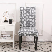 Load image into Gallery viewer, Spandex Seat Chair Cover Removable Slipcover Anti-Dirty Kitchen Cover For Banquet Wedding Dinner RestaurantStretch Spandex Dining Chair Slipcovers Removable Washable Dining Room Chair Protector Cover Seat Slipcover
