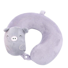 Load image into Gallery viewer, Special U-shaped Animal Shape Neck Pillow Rest Plush Pillow Travel Pillow Cartoon Animal Car Headrest Dolls Airplane Pillow Travel Pillow Cartoon U Shape Travel Pillow Car Neck Support Rest Cushion For Airplane Bus Train Home Office Soft Plush
