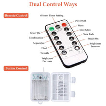 Load image into Gallery viewer, Spider Web Light with Hairy Spider 70LED Battery Powered Remote Control 8 Lighting Modes

