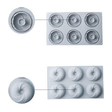Load image into Gallery viewer, Spiral Donut Dessert Silicone Cake Mold Homemade Party Chocolate Pastry Mould Decorating Tray Baking Tools Round Swirl Cake Mold For Baking Amazing Dessert Art Silicone 3D Mould
