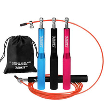 Load image into Gallery viewer, Sport Jump Rope Adjustable Jumping Rope Training Aluminum Skipping Rope Fitness 360 Degree Ball Bearing And Aluminum Alloy Non-Slip Handle Rope For Training Fitness Home
