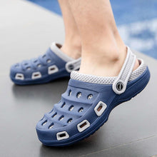Load image into Gallery viewer, Sport Summer Flip Flop Slipper Mans Summer Sandals Working Gym Non Slip Water Shoes With Adjustable Strap Lightweight Slip On Leather Clogs
