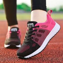 Load image into Gallery viewer, Sport Women Casual Shoes Fashion Breathable Walking Mesh Flat Sneakers Women Gym Vulcanized Tenis Walking Shoes Breathable Lightweight Casual Comfort Fashion Sneaker

