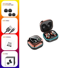 Load image into Gallery viewer, Sports Black Headphones Wireless Wearable Music Player Built-in Memory Sweatproof  WaterproofWireless Bluetooth Headphones 5.1 Gaming Headset In Ear HiFi Sports Noise Cancel Earphone For Smartphones LED Display For Sports Running Workout
