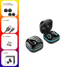Load image into Gallery viewer, Sports Black Headphones Wireless Wearable Music Player Built-in Memory Sweatproof  WaterproofWireless Bluetooth Headphones 5.1 Gaming Headset In Ear HiFi Sports Noise Cancel Earphone For Smartphones LED Display For Sports Running Workout
