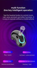 Load image into Gallery viewer, Sports Black Headphones Wireless Wearable Music Player Built-in Memory Sweatproof  WaterproofWireless Bluetooth Headphones 5.1 Gaming Headset In Ear HiFi Sports Noise Cancel Earphone For Smartphones LED Display For Sports Running Workout
