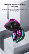 Load image into Gallery viewer, Sports Black Headphones Wireless Wearable Music Player Built-in Memory Sweatproof  WaterproofWireless Bluetooth Headphones 5.1 Gaming Headset In Ear HiFi Sports Noise Cancel Earphone For Smartphones LED Display For Sports Running Workout
