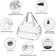 Load image into Gallery viewer, Sports Travel Duffel Bag with USB Charging Port
