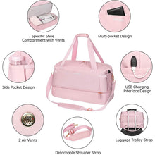Load image into Gallery viewer, Sports Travel Duffel Bag with USB Charging Port
