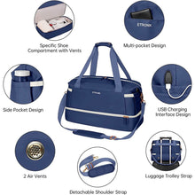 Load image into Gallery viewer, Sports Travel Duffel Bag with USB Charging Port
