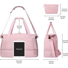 Load image into Gallery viewer, Sports Travel Duffel Bag with USB Charging Port
