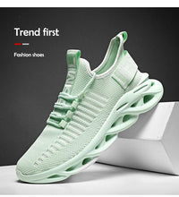 Load image into Gallery viewer, Spring Breathable Men's Sneakers Mesh Casual Shoes Blade Design Tenis Sneakers Summer White Outdoor Running Tennis Blade Sneakers Sport Fashion Comfortable Casual Gym Sneakers
