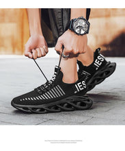 Load image into Gallery viewer, Spring Breathable Men's Sneakers Mesh Casual Shoes Blade Design Tenis Sneakers Summer White Outdoor Running Tennis Blade Sneakers Sport Fashion Comfortable Casual Gym Sneakers
