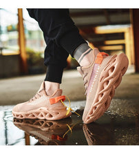 Load image into Gallery viewer, Spring Breathable Men's Sneakers Mesh Casual Shoes Blade Design Tenis Sneakers Summer White Outdoor Running Tennis Blade Sneakers Sport Fashion Comfortable Casual Gym Sneakers
