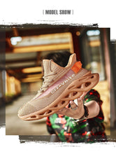 Load image into Gallery viewer, Spring Breathable Men's Sneakers Mesh Casual Shoes Blade Design Tenis Sneakers Summer White Outdoor Running Tennis Blade Sneakers Sport Fashion Comfortable Casual Gym Sneakers
