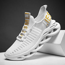 Load image into Gallery viewer, Spring Breathable Men's Sneakers Mesh Casual Shoes Blade Design Tenis Sneakers Summer White Outdoor Running Tennis Blade Sneakers Sport Fashion Comfortable Casual Gym Sneakers
