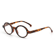 Load image into Gallery viewer, Spring Hinge Round Style  Reading Glasses For  Women And  Men Diopter Magnifier  Glasses In  Black   Sunglasses For Ladies Eyewear Small Frame  Glasses
