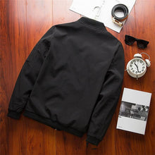 Load image into Gallery viewer, Spring Men's Classic Jacket Male Casual Elegant Slim Fit Coats Jacket Male Casual Hip Hop Slim Fit Men Autumn Plus Size Lightweight Clothing
