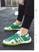 Load image into Gallery viewer, Spring Mens Slip On Casual Shoes Lightweight Comfortable Breathable Couple Walking Sneakers New Mesh Breathable Platform Fashion Running Athletic Sneakers
