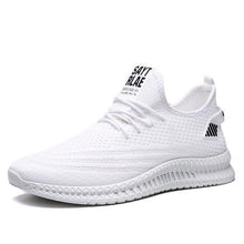 Load image into Gallery viewer, Spring New Men Sneakers White Fashion Flat Casual Mesh Breathable Walking Sneakers Lightweight Running Trainers Mesh Comfortable Sport Fashion Lace Up Mens Sneakers
