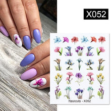 Load image into Gallery viewer, Spring Simple Green Theme Water Decal Sticker Flower Leaf Tree Summer Slider For Manicuring Nail Art Watermarks Art Decoration Manicure Tools Nail Watermark Decals iridescent Decoration Nail Self-Adhesive Decals Nail Stickers Water Transfer Fresh Nail

