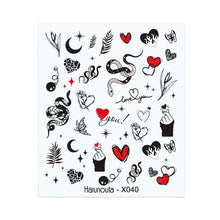 Load image into Gallery viewer, Spring Simple Green Theme Water Decal Sticker Flower Leaf Tree Summer Slider For Manicuring Nail Art Watermarks Art Decoration Manicure Tools Nail Watermark Decals iridescent Decoration Nail Self-Adhesive Decals Nail Stickers Water Transfer Fresh Nail
