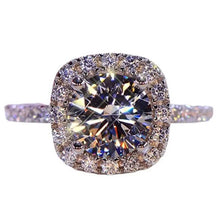 Load image into Gallery viewer, Square Artificial Diamond Ring
