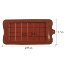 Load image into Gallery viewer, Square Chocolate Mold Chocolate Cake Soap Mold Baking Ice Tray Mould Baking Mould Cake Decorating Silicone Fondant Coffee Molds Chocolate Molds Silicone Candy Molds Silicone Break Apart Chocolate Mold
