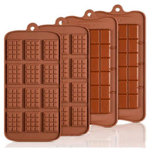 Load image into Gallery viewer, Square Chocolate Mold Chocolate Cake Soap Mold Baking Ice Tray Mould Baking Mould Cake Decorating Silicone Fondant Coffee Molds Chocolate Molds Silicone Candy Molds Silicone Break Apart Chocolate Mold
