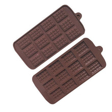 Load image into Gallery viewer, Square Chocolate Mold Chocolate Cake Soap Mold Baking Ice Tray Mould Baking Mould Cake Decorating Silicone Fondant Coffee Molds Chocolate Molds Silicone Candy Molds Silicone Break Apart Chocolate Mold
