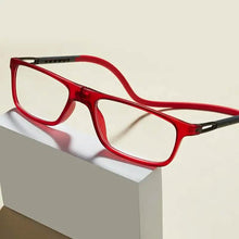Load image into Gallery viewer, Square Magnetic Neck Fashion Reading Glasses
