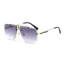 Load image into Gallery viewer, Square Sunglasses for Men Classic Oversized Sun Glasses Men And Women New Fashionable Street Snap Style New Frameless Sunglasses New Popular Square Shape Sunglasses For Men &amp; Women
