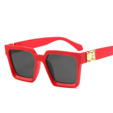 Load image into Gallery viewer, Square Sunglasses For Women Luxury Women Eyeglasses Sunglasses Square Metal Punk Rock Hip hop Glasses Men Women High Quality Designer Sunglasses For Men New Decent Design
