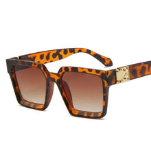 Load image into Gallery viewer, Square Sunglasses For Women Luxury Women Eyeglasses Sunglasses Square Metal Punk Rock Hip hop Glasses Men Women High Quality Designer Sunglasses For Men New Decent Design
