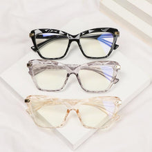 Load image into Gallery viewer, Square Women Reading Glasses Frame Crystal Multi-section  Optical Computer Glasses Square Design Reading Glasses For Women Light Blocking Computer Reader Glasses For Men And Women
