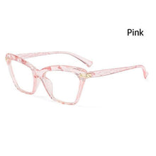 Load image into Gallery viewer, Square Women Reading Glasses Frame Crystal Multi-section  Optical Computer Glasses Square Design Reading Glasses For Women Light Blocking Computer Reader Glasses For Men And Women
