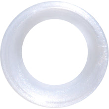 Load image into Gallery viewer, Thin Flexible White Silicone Tunnel Plug Set 6mm to 25mm
