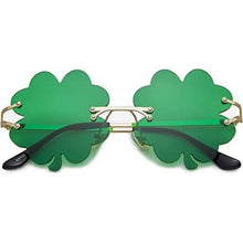 Load image into Gallery viewer, St. Patrick’s Day Irish Shamrock Sunglasses
