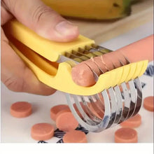 Load image into Gallery viewer, Stainless Steel Banana &amp; Cucumber Slicer
