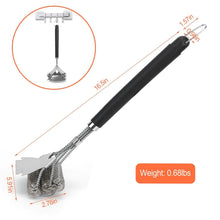 Load image into Gallery viewer, Stainless Steel BBQ Grill Cleaning Brush
