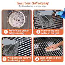 Load image into Gallery viewer, Stainless Steel BBQ Grill Cleaning Brush
