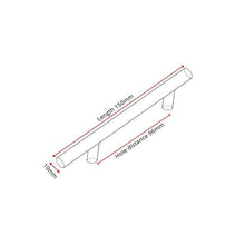 Load image into Gallery viewer, Stainless Steel Cabinet Handles Diameter 10mm Kitchen Door T Bar Straight Handle Pull Knobs Furniture Hardware European Bar Style Cabinet Pull
