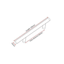 Load image into Gallery viewer, Stainless Steel Cabinet Handles Diameter 10mm Kitchen Door T Bar Straight Handle Pull Knobs Furniture Hardware European Bar Style Cabinet Pull
